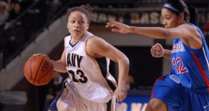 Basketball Ball Handler in a dribble drive.