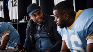 football coach and player conversation
